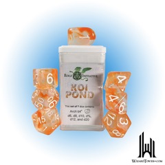 SET OF 7 DICE: DIFFUSION KOI POND